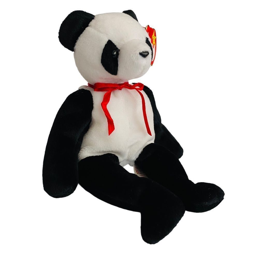 1997 Fortune beanie Baby‎ Black White - Picture 2 of 6